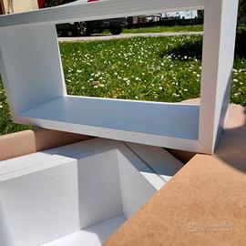 Scaffali cubi rettangolari set da 3