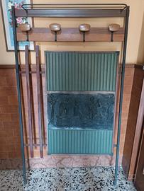 Appendiabiti metallo e legno