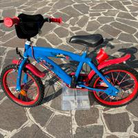 Bicicletta spiderman bambino
