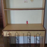 Regalasi scrivania con libreria e 4 porta CD