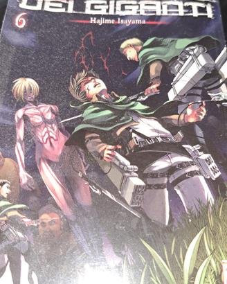 Manga "Attacco dei Giganti" n.6-17-19