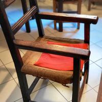 Poltrona da altare Coloniale spagnola del XIX sec.