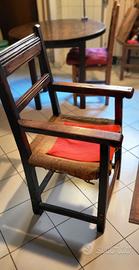 Poltrona da altare Coloniale spagnola del XIX sec.