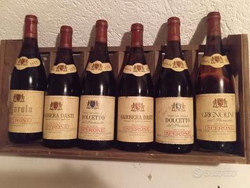 Bottiglie di vino da collezione