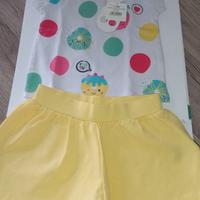 Abbigliamento estivo nuovo per bimba 12/18 mesi