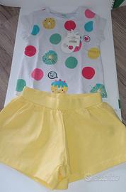 Abbigliamento estivo nuovo per bimba 12/18 mesi