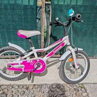 Bici da bambina Kawasaki Kuma 16 pollici 4-6 anni