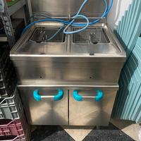 Friggitrice 2 vasche 15+15lt Gas