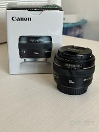 Canon ef 50 1.4 ultrasonic (come nuovo)