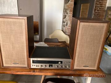 Amplificatore AKAI AS 8100 e giradischi