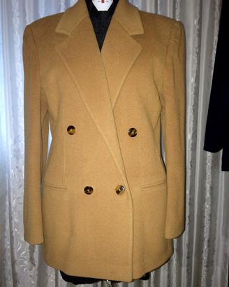Giacca da donna color cammello tg.44 doppio petto
