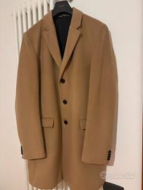 Cappotto uomo cammello cachemire HUGO BOSS tg 52
