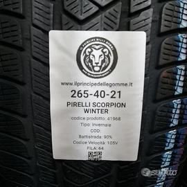 2 gomme 265 40 21 pirelli a41968