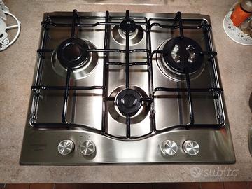  Piano cottura a gas Hotpoint 642T/IXHA da 60 cm