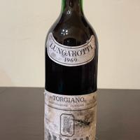 Bottiglia vino da collezione lungarotti   1969