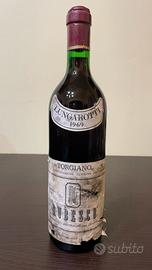 Bottiglia vino da collezione lungarotti   1969
