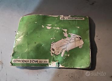 manuale uso e manutenzione Citroen 2CV  4