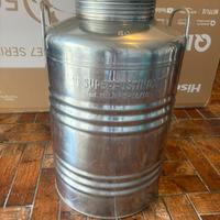 Bidone in alluminio da 50 L senza rubinetto