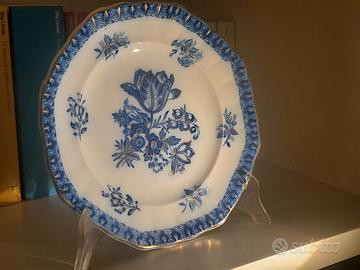 Piatto Wedgwood 'Tulip', blu cobalto e oro, 1873