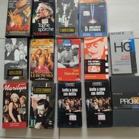 11  VHs + 1 DVD + 2 cassette VHS nuove