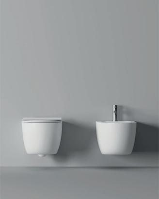 SANITARI SOSPESI BIANCO LUCIDO -SERIE UNICA 55