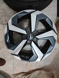Cerchi Nissan Qashqai 18 pollici diamantati