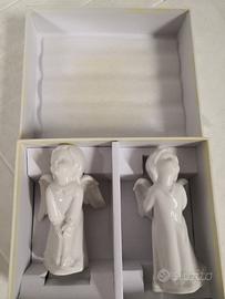 Addobbi Natalizi Angeli (2) porcellane Hervit