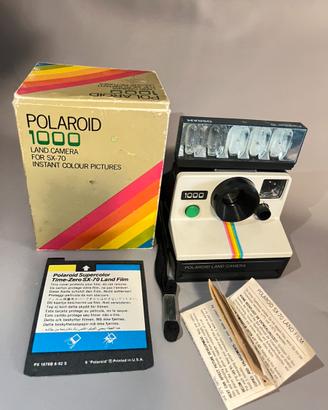 Polaroid 1000 Land Camera Vintage - Perfetta+flash