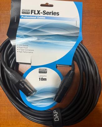 Cavo XLR 10m DAP Audio FLX-Series | Maschio-Femmin