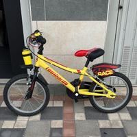 Biciletta bimbo nuova gialla e rossa