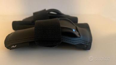 Polsiere roller skateboard adulto FIT 500 nere S