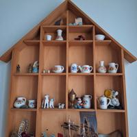 porta oggetti a forma di casetta da appendere