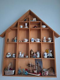 porta oggetti a forma di casetta da appendere