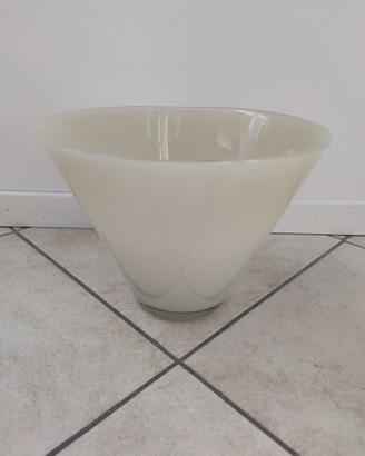 Vaso vetro diametro 30cm 4 kg color panna