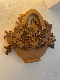 Cesto di fiori da appendere - Baciocchi Perugia