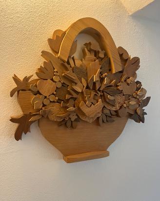 Cesto di fiori da appendere - Baciocchi Perugia