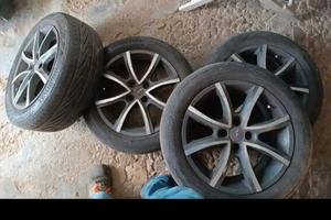 N.4 cerchi in lega Fiat bicolore 16 "