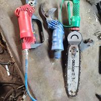 Forbice e seghetto ad aria compressa