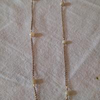 oro 12 k gold filled.  catenina con perle 