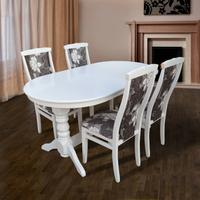 Tavolo da pranzo universale allungabile in legno b