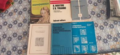 lotto di 6 libri di saggistica letteraria