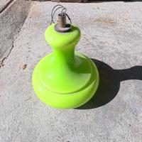Lampadario di vetro verde 30cm