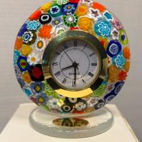 Orologio da tavolo vetro di Murano