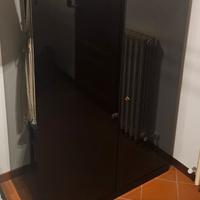 armadio guardaroba verniciato nero lucido