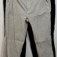 2 pantaloni donna cotone zara