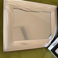 Cornice-specchio in argento