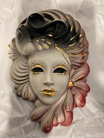 Maschera veneziana in ceramica