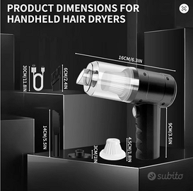 Aspirapolvere portatile senza fili ad alta potenza