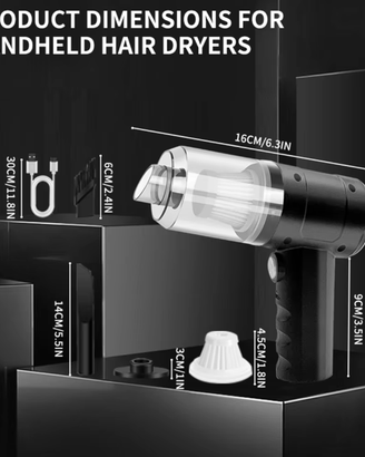 Aspirapolvere portatile senza fili ad alta potenza