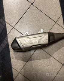 Scarico titanio triumph 250